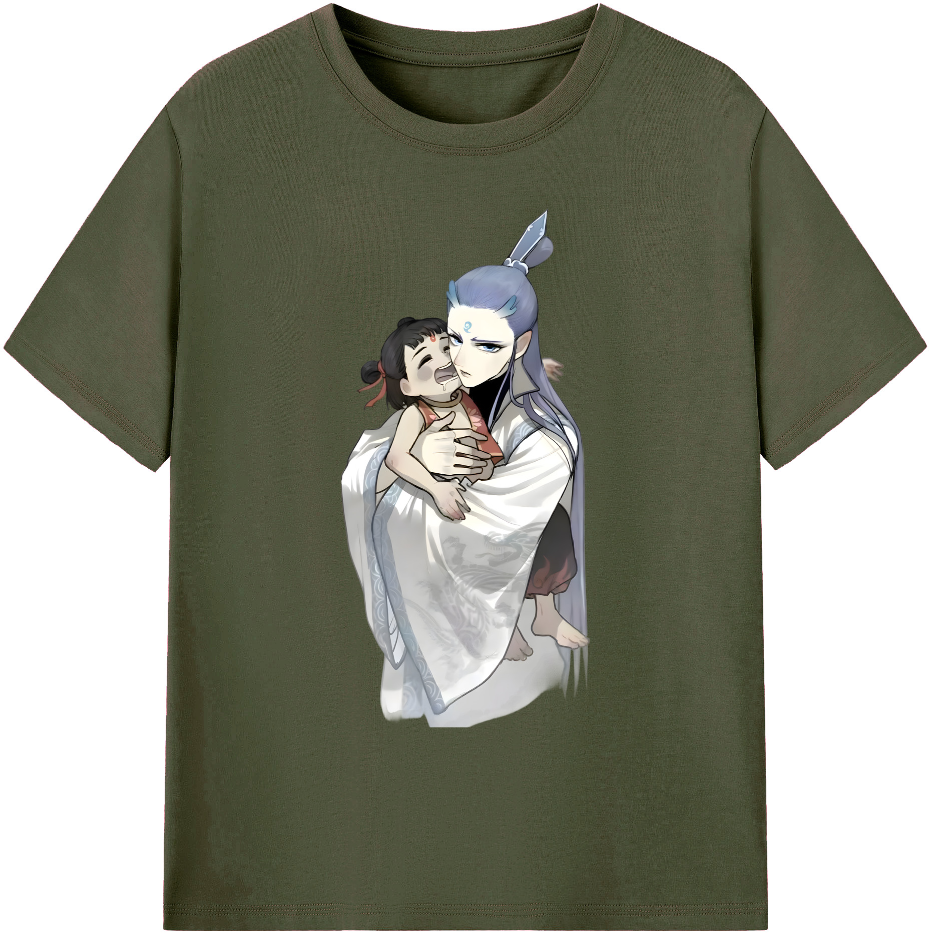 （画像用） Ne Zha 2 ナタ 魔童の大暴れ 綿100％ メンズ半袖Tシャツ｜肌触りやわらか＆通気性